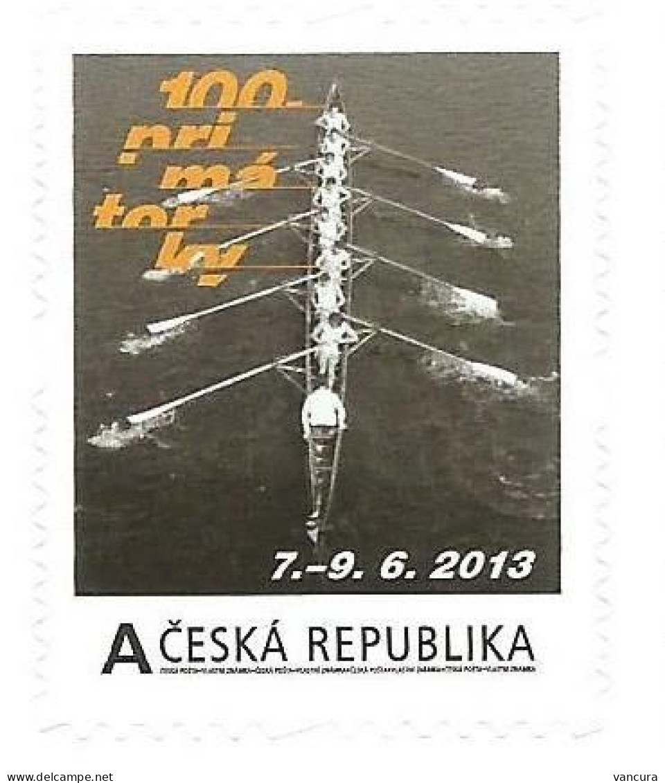 ** VZ Czech Republic Private Design Stamp Prague Primatorky Rowing - Mayor Rowing 2013 - Canottaggio