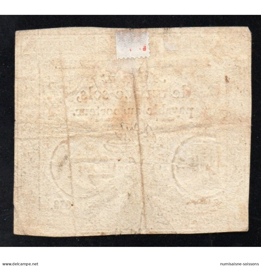 ASSIGNAT DE 15 SOLS - 04/01/1792 - DOMAINES NATIONAUX - SERIE 838 - TB - Assignats & Mandats Territoriaux