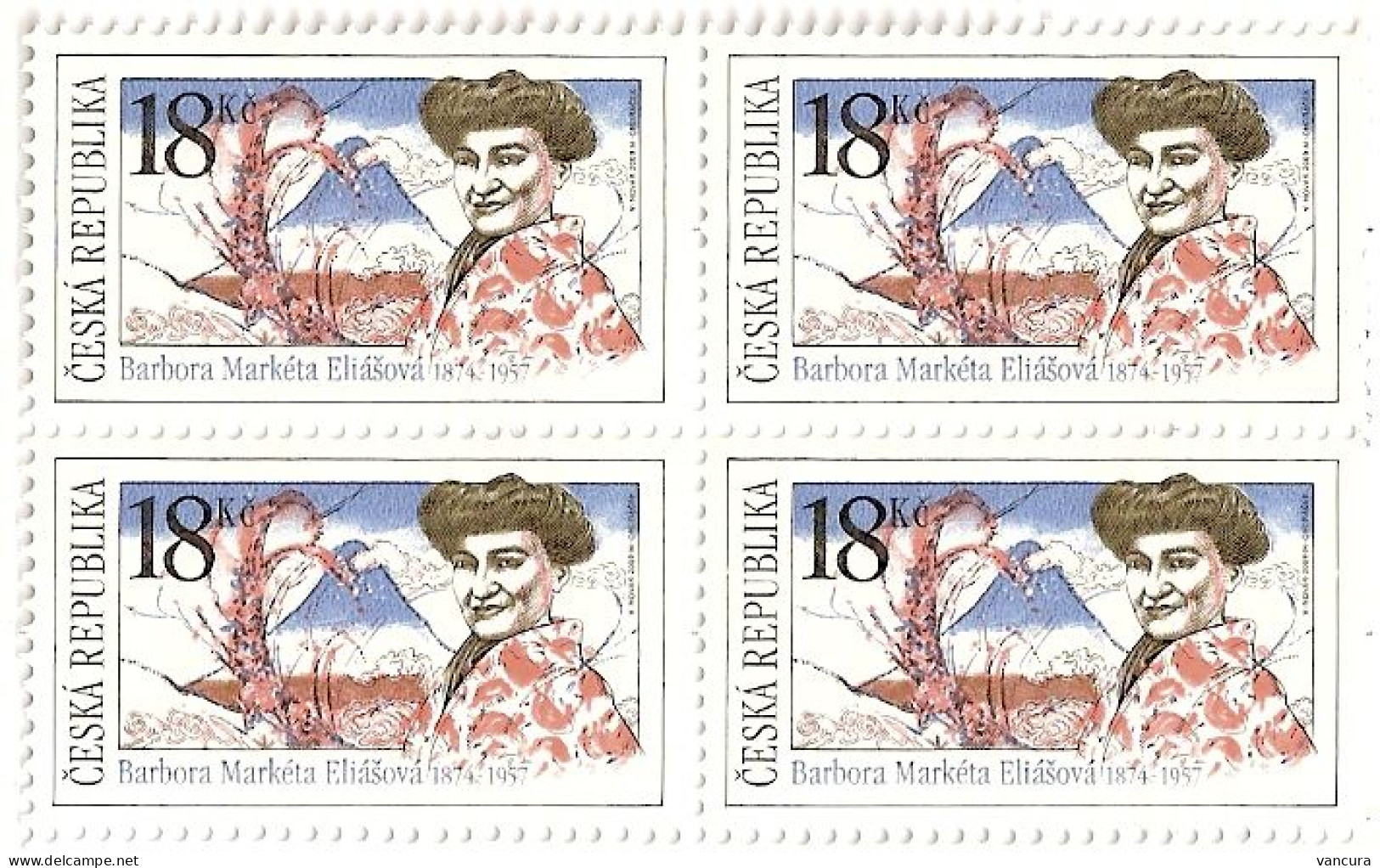 ** 613 Czech Republic B. M. Eliasova, Woman Traveller 2009 Japan Fuji - Unused Stamps