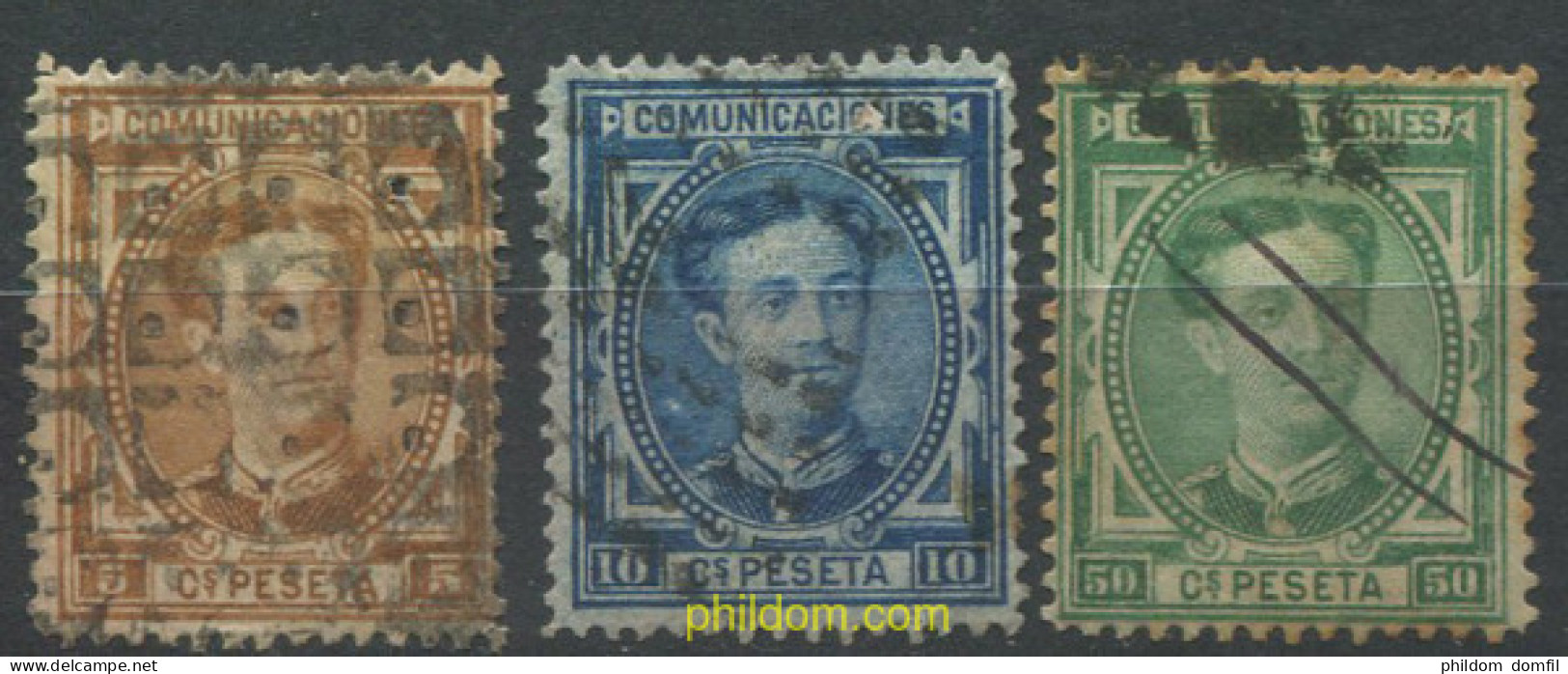 707253 USED ESPAÑA 1876 CORONA REAL Y ALFONSO XII - Unused Stamps