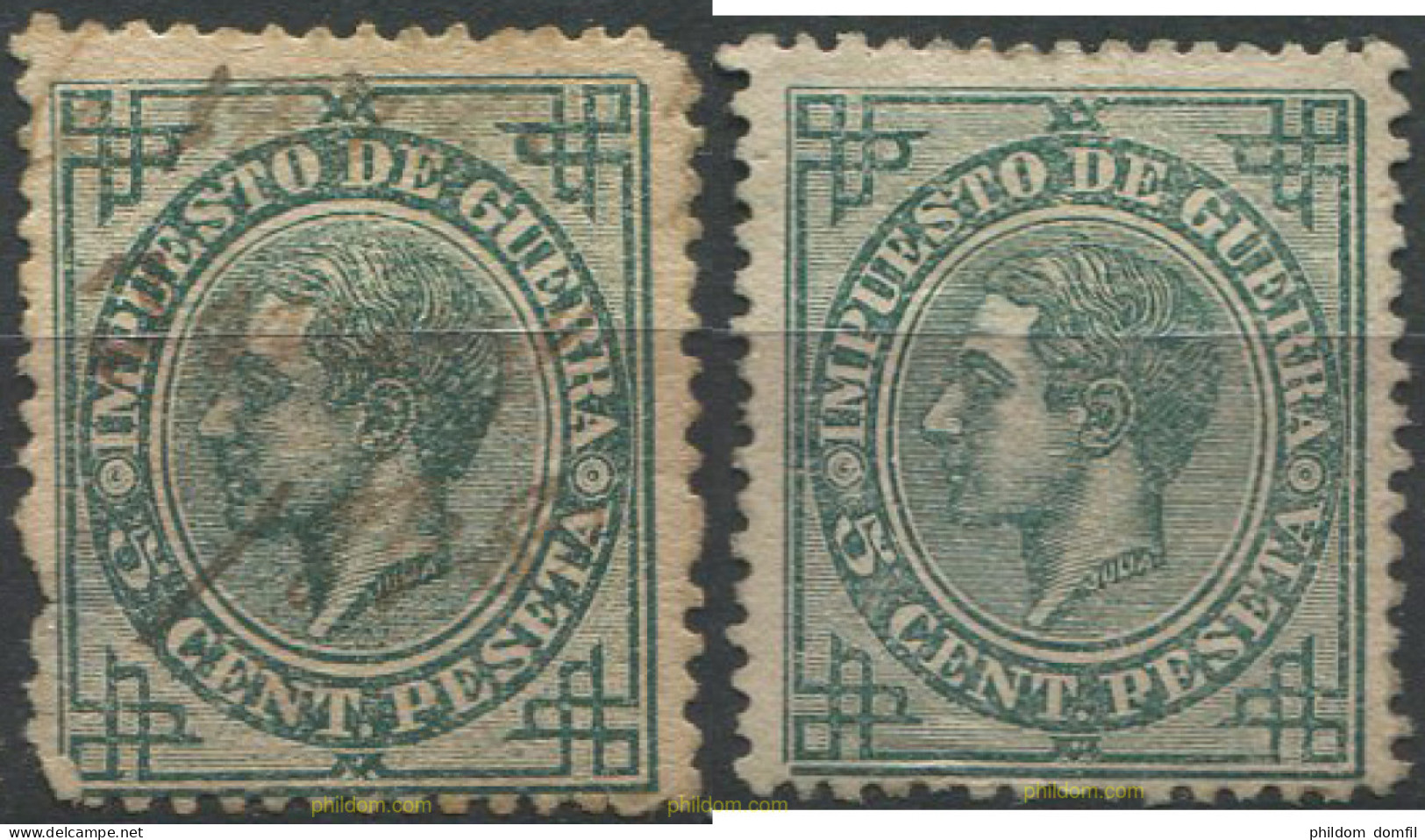 707260 USED ESPAÑA 1876 ALFONSO XII - Unused Stamps