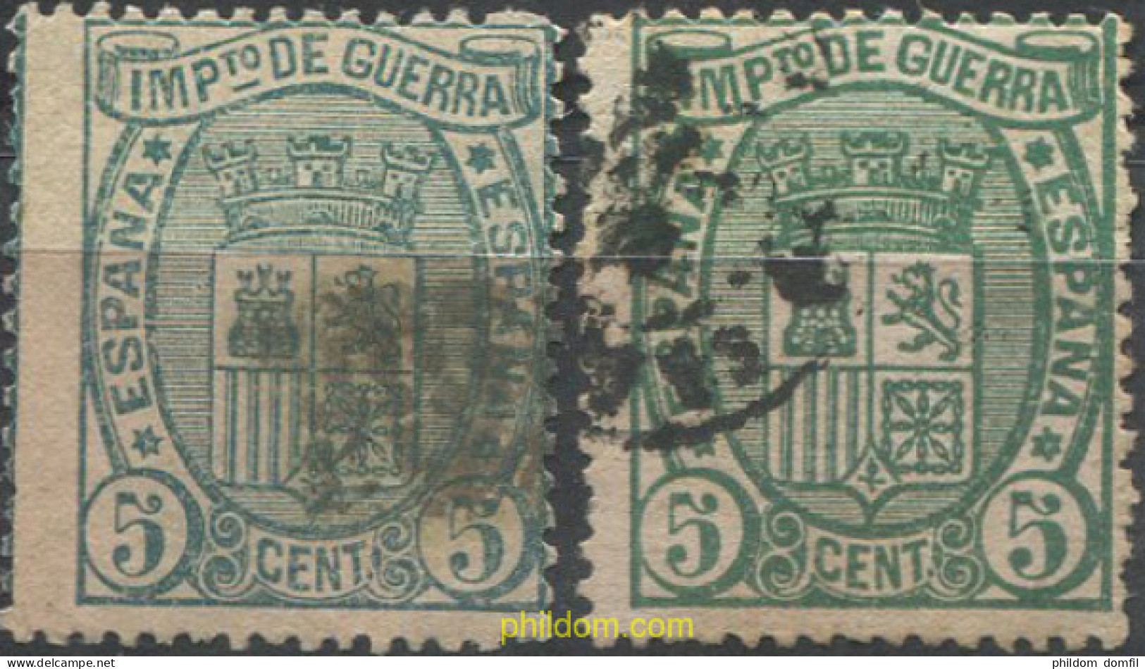 707271 USED ESPAÑA 1875 ESCUDO DE ESPAÑA - Nuovi