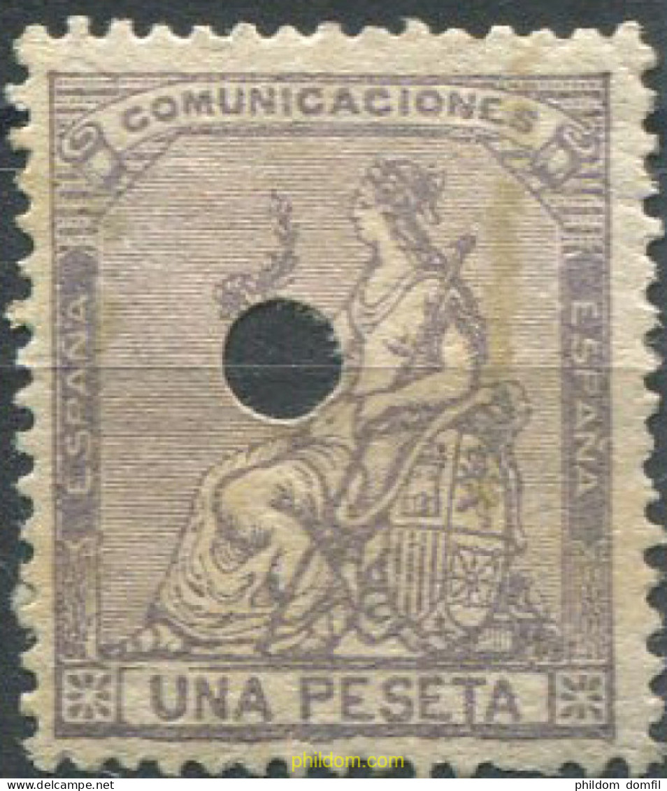707275 USED ESPAÑA 1873 CORONA MURAL Y ALEGORIA A LA REPUBLICA - Unused Stamps
