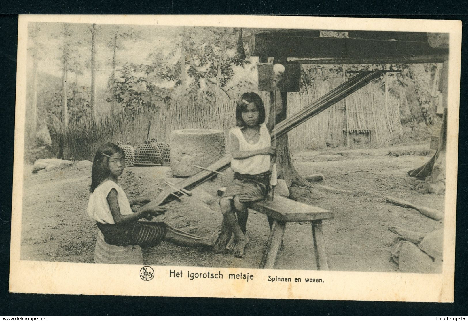 CPA - Carte Postale - Het Igorotsch Meisje - Spinnen En Weven (CP24058) - Philippines