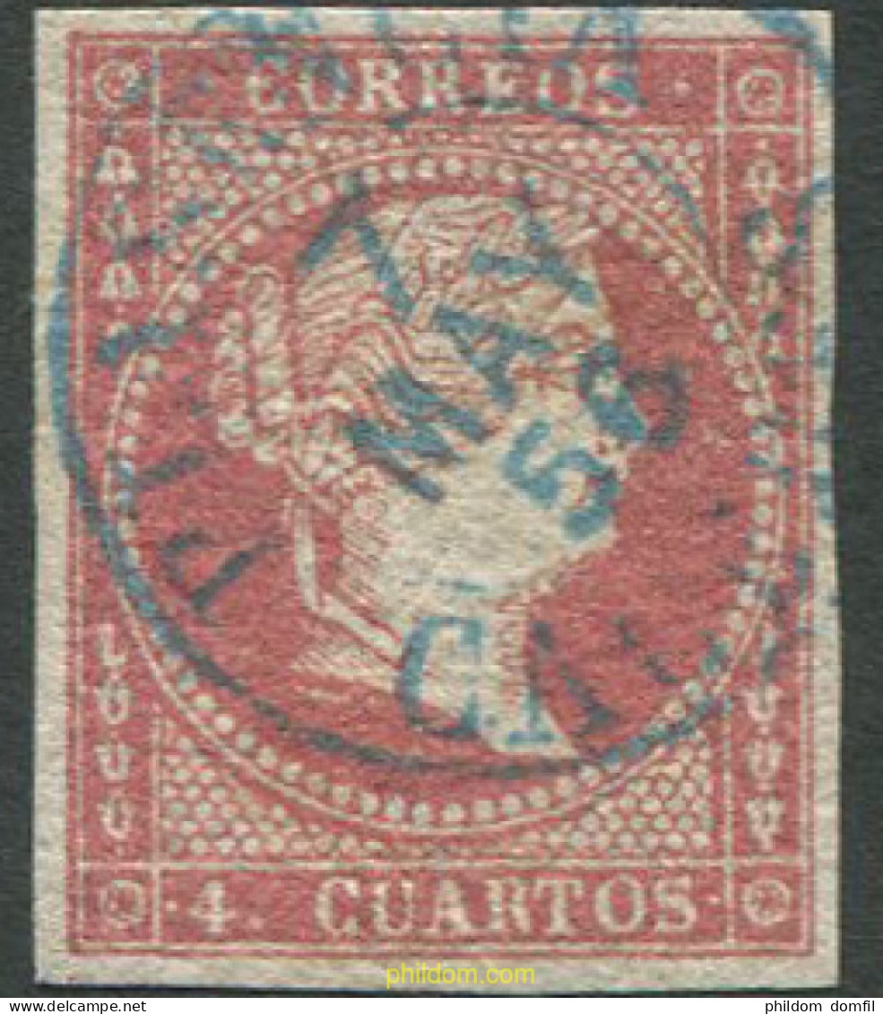 714077 USED ESPAÑA 1856 ISABEL II - Neufs