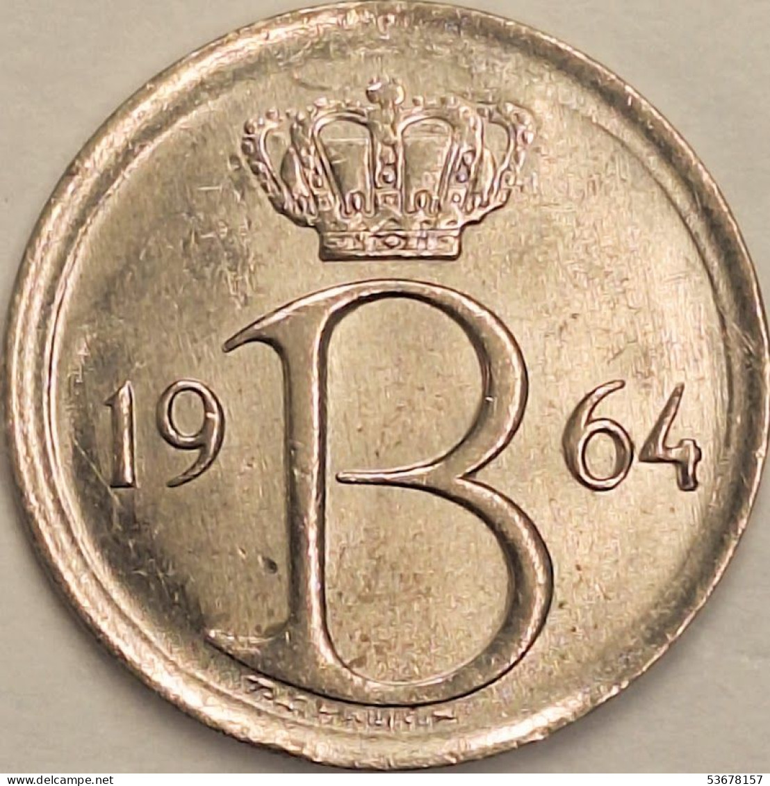 Belgium - 25 Centimes 1964, KM# 154.1 (#3082) - 25 Cents