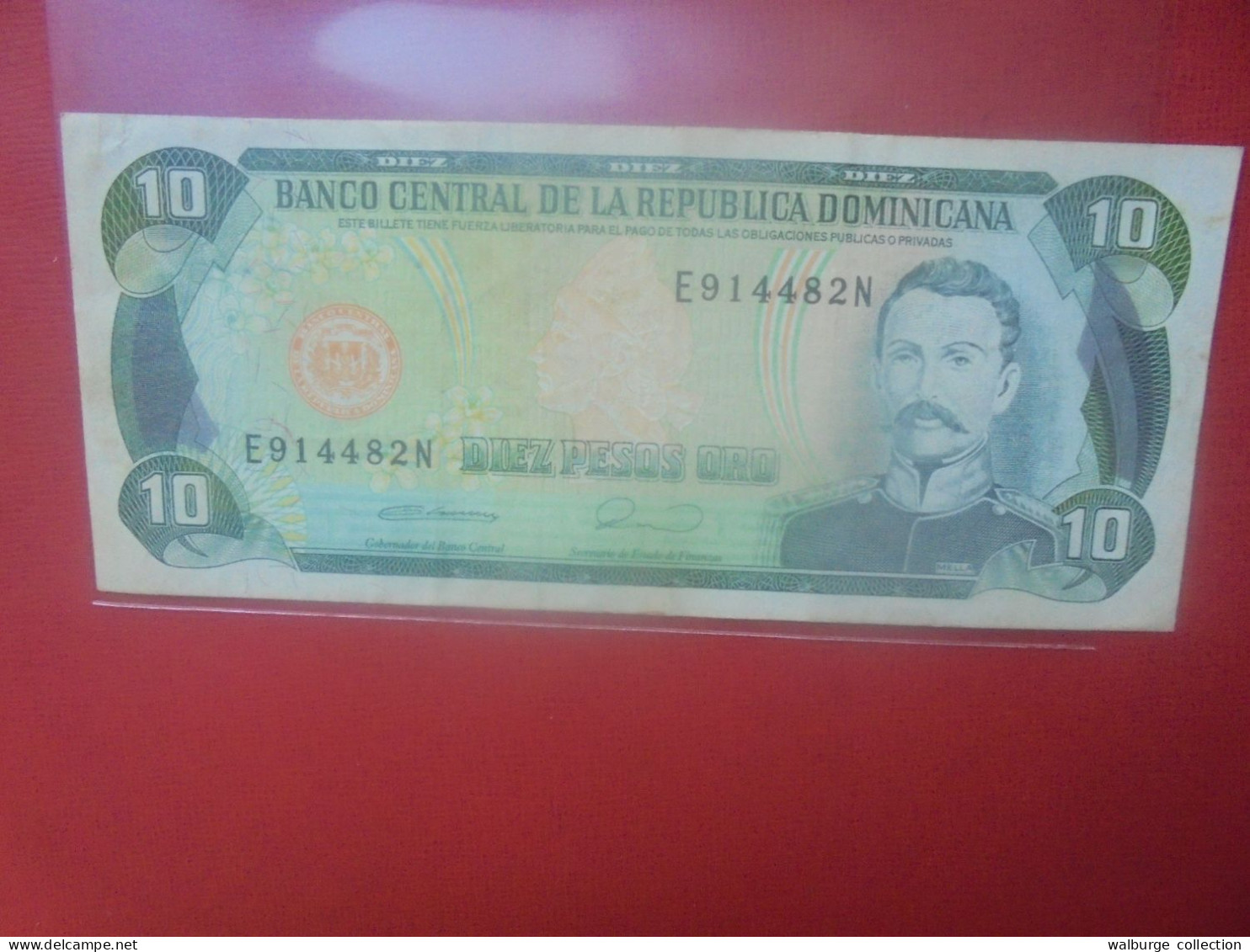 DOMINIQUE 10 PESOS 1990 Circuler (B.32) - Dominicana