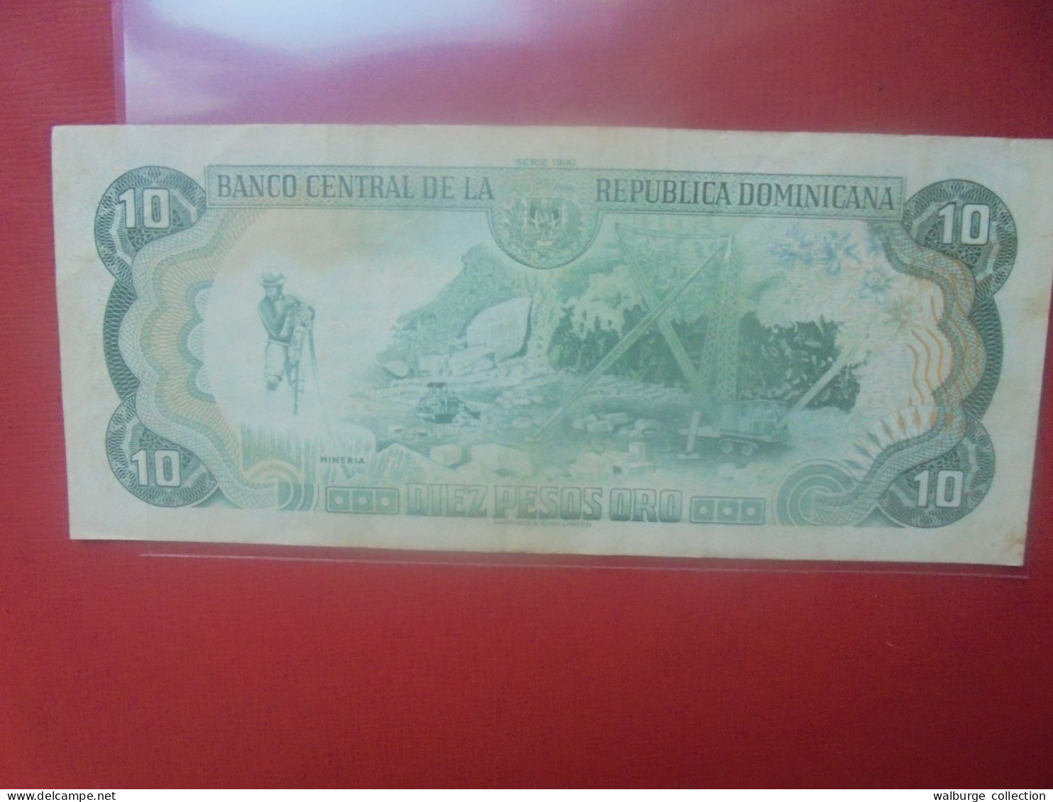 DOMINIQUE 10 PESOS 1990 Circuler (B.32) - Dominicana