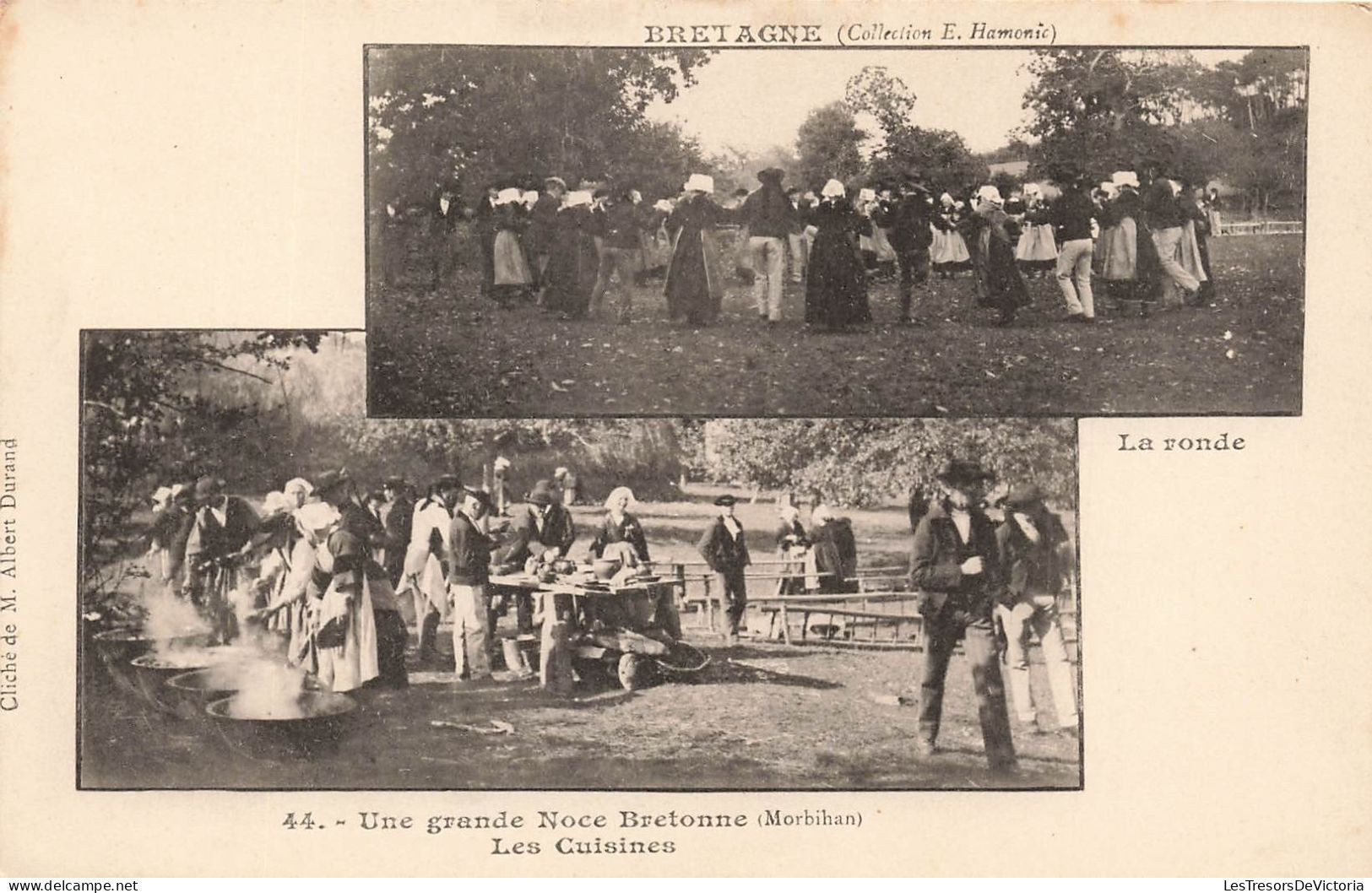 FRANCE - Bretagne - La Ronde - Une Grande Noce Bretonne - Les Cuisines - Animé - Carte Postale Ancienne - Bretagne