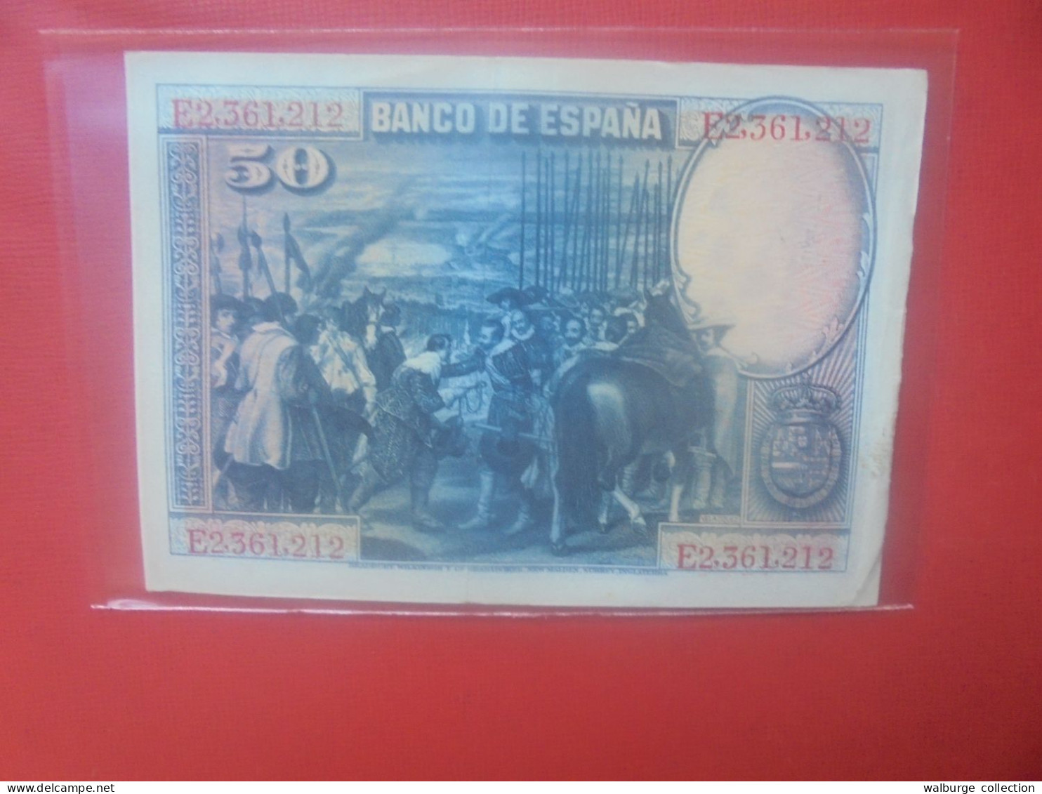 ESPAGNE 50 PESETAS 1928 Circuler (B.32) - 50 Pesetas