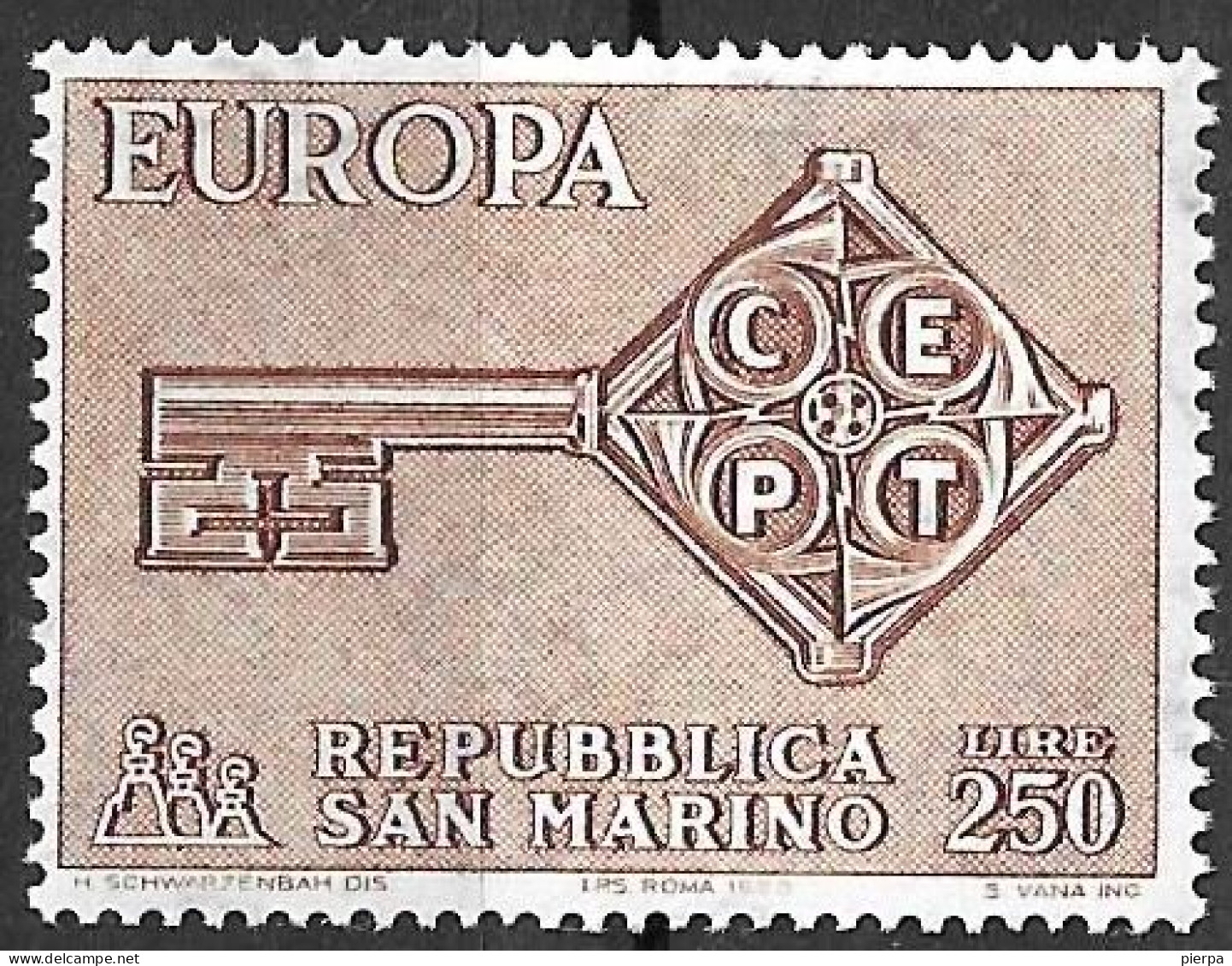 SAN MARINO - 1968 - EUROPA - NUOVO MNH** ( YVERT 720- MICHEL 913 - SS 765) - 1968