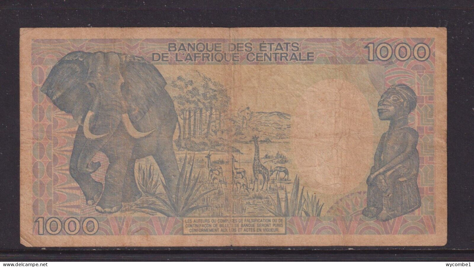 CAMEROON - 1990 1000 Francs Circulated Note - Camerun