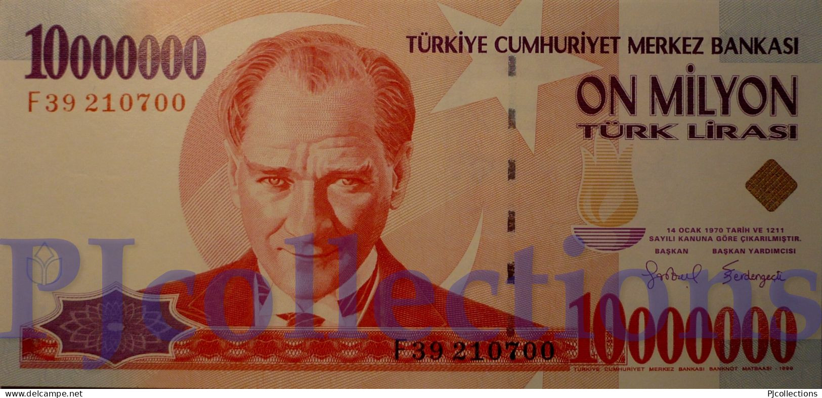 TURKEY 10.000.000 LIRA 1999 PICK 214 UNC - Turkey