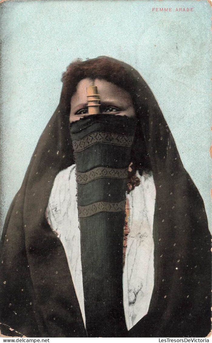 EGYPTE - Femme Arabe - Voile - Tenu Traditionnelle Et Religieuse - Carte Postale Ancienne - Personnes