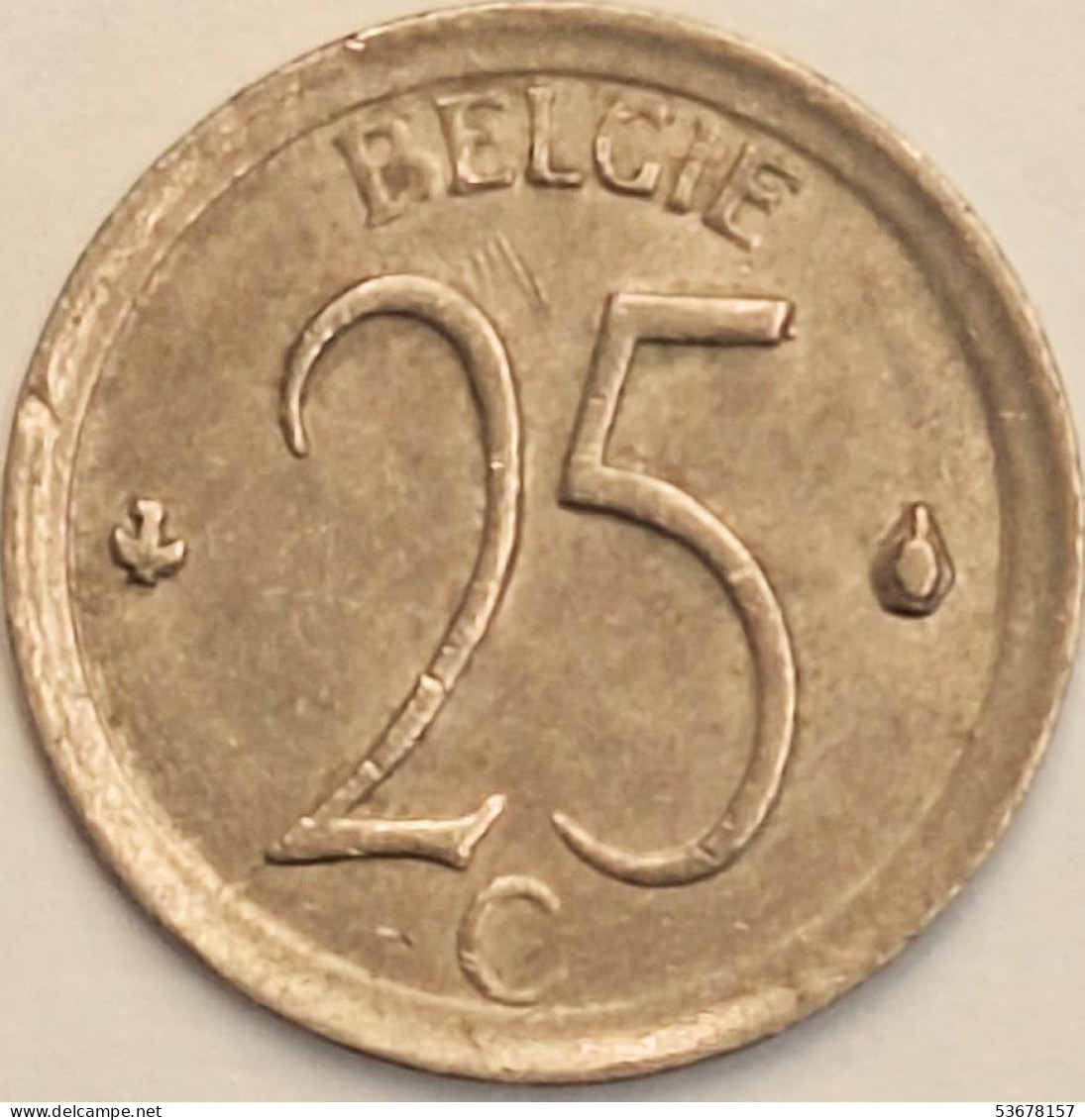 Belgium - 25 Centimes 1967, KM# 154.1 (#3084) - 25 Cent