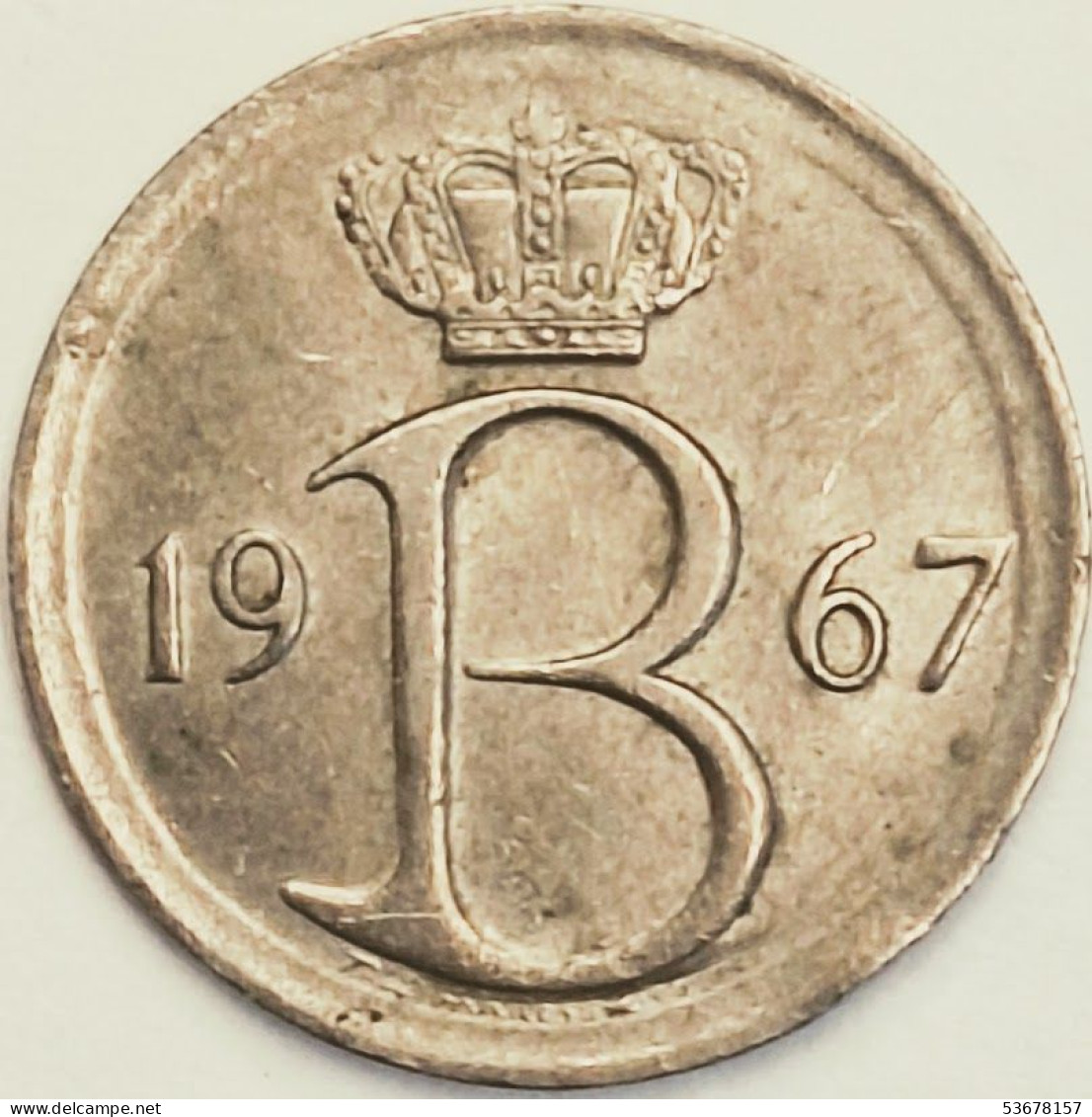 Belgium - 25 Centimes 1967, KM# 154.1 (#3084) - 25 Centimes