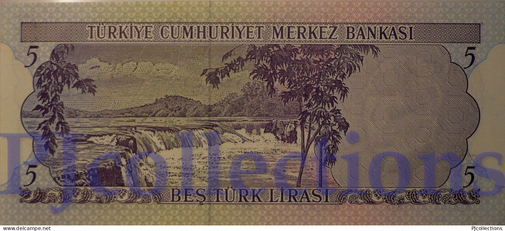 TURKEY 5 LIRA 1976 PICK 185 UNC - Turquia