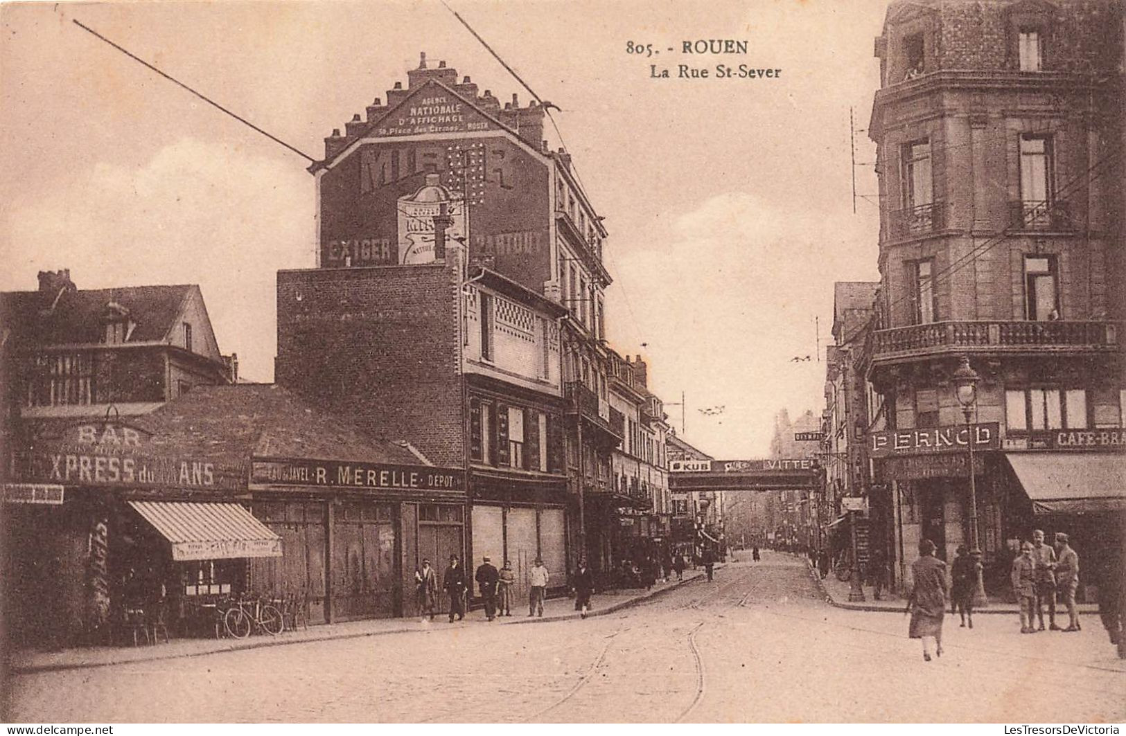 FRANCE - Rouen - La Rue St Sever - R Merelle - Carte Postale Ancienne - Rouen