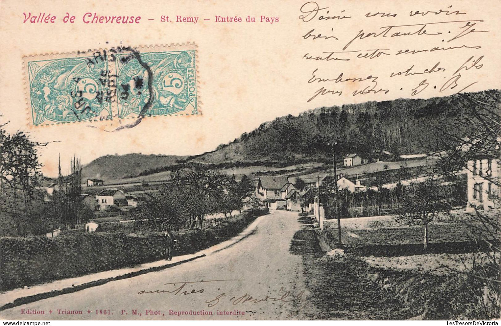 FRANCE - St Rémy - Vallée De Chevreuse - Entrée Du Pays - Dos Non Divisé - Carte Postale Ancienne - Saint-Remy-de-Provence