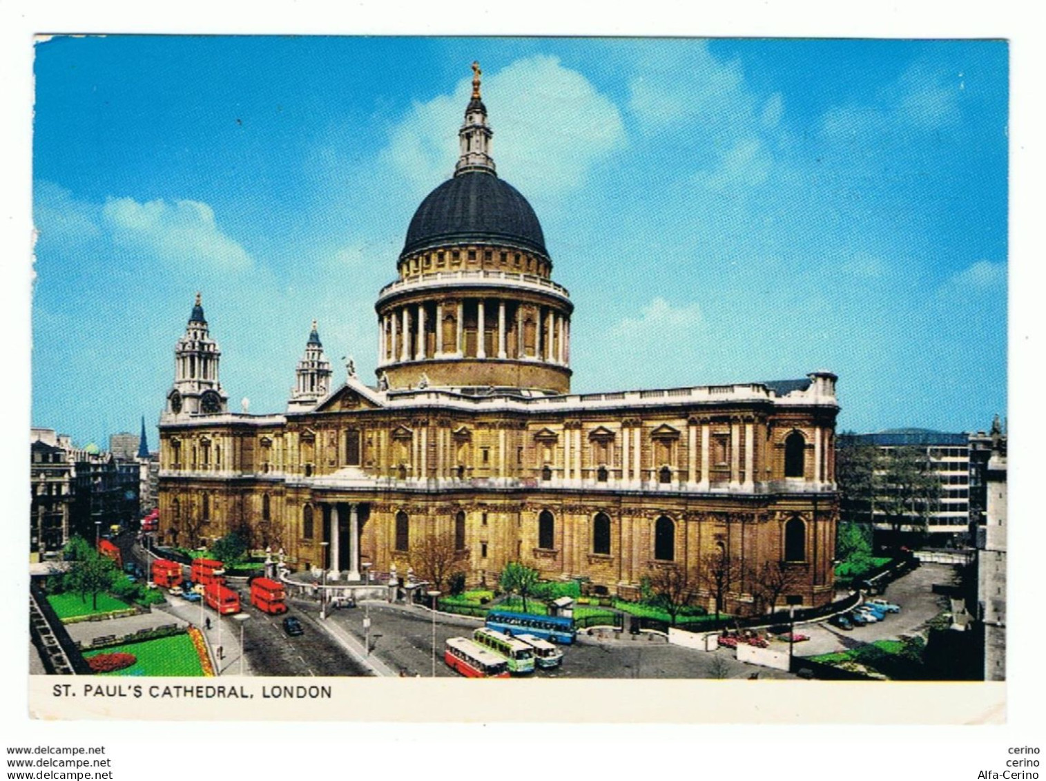 LONDON:  ST. PAUL' S  CATHEDRAL  -  TO  ITALY  -  PHOTO  -  FG - St. Paul's Cathedral