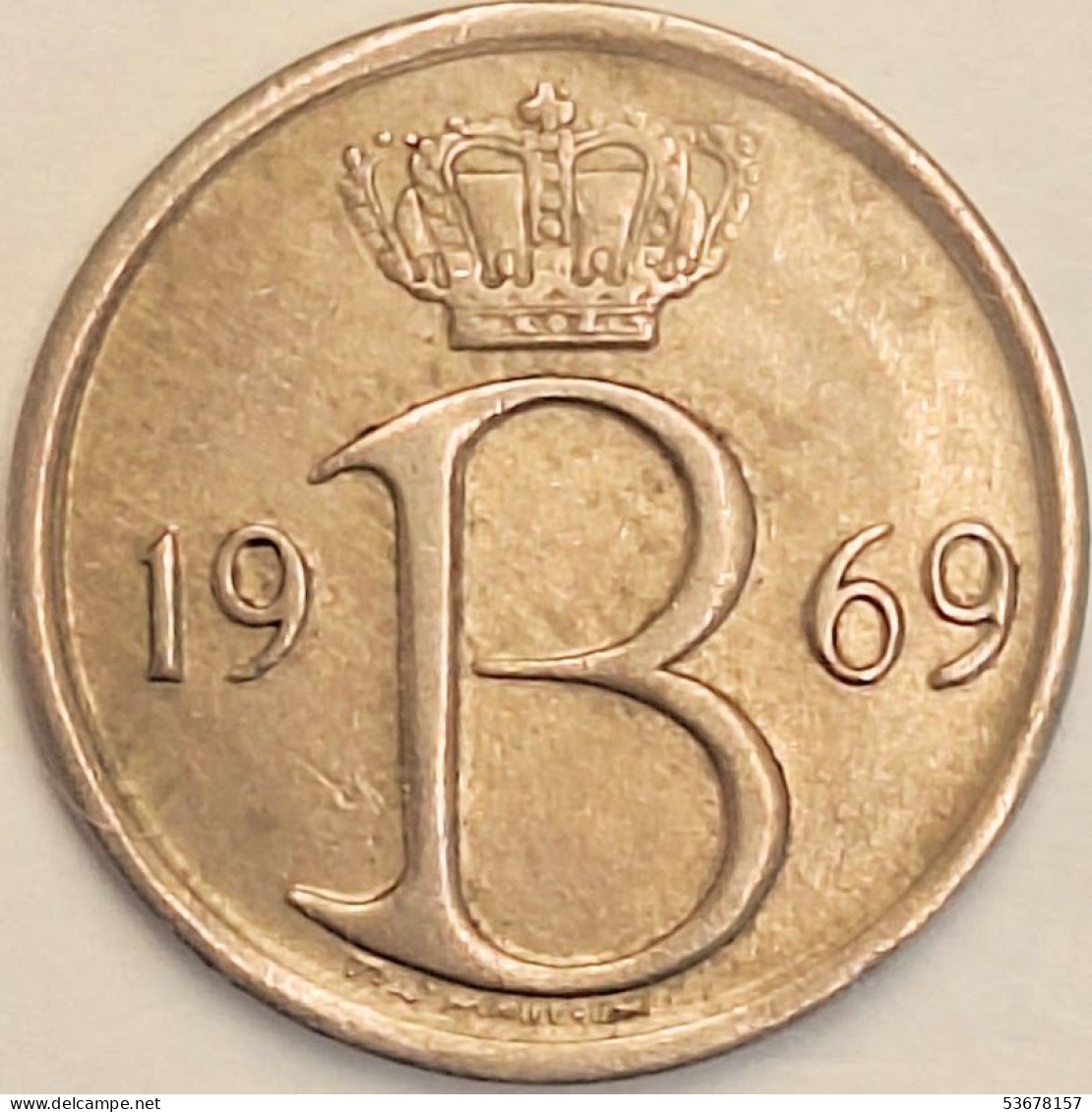 Belgium - 25 Centimes 1969, KM# 154.1 (#3085) - 25 Cent