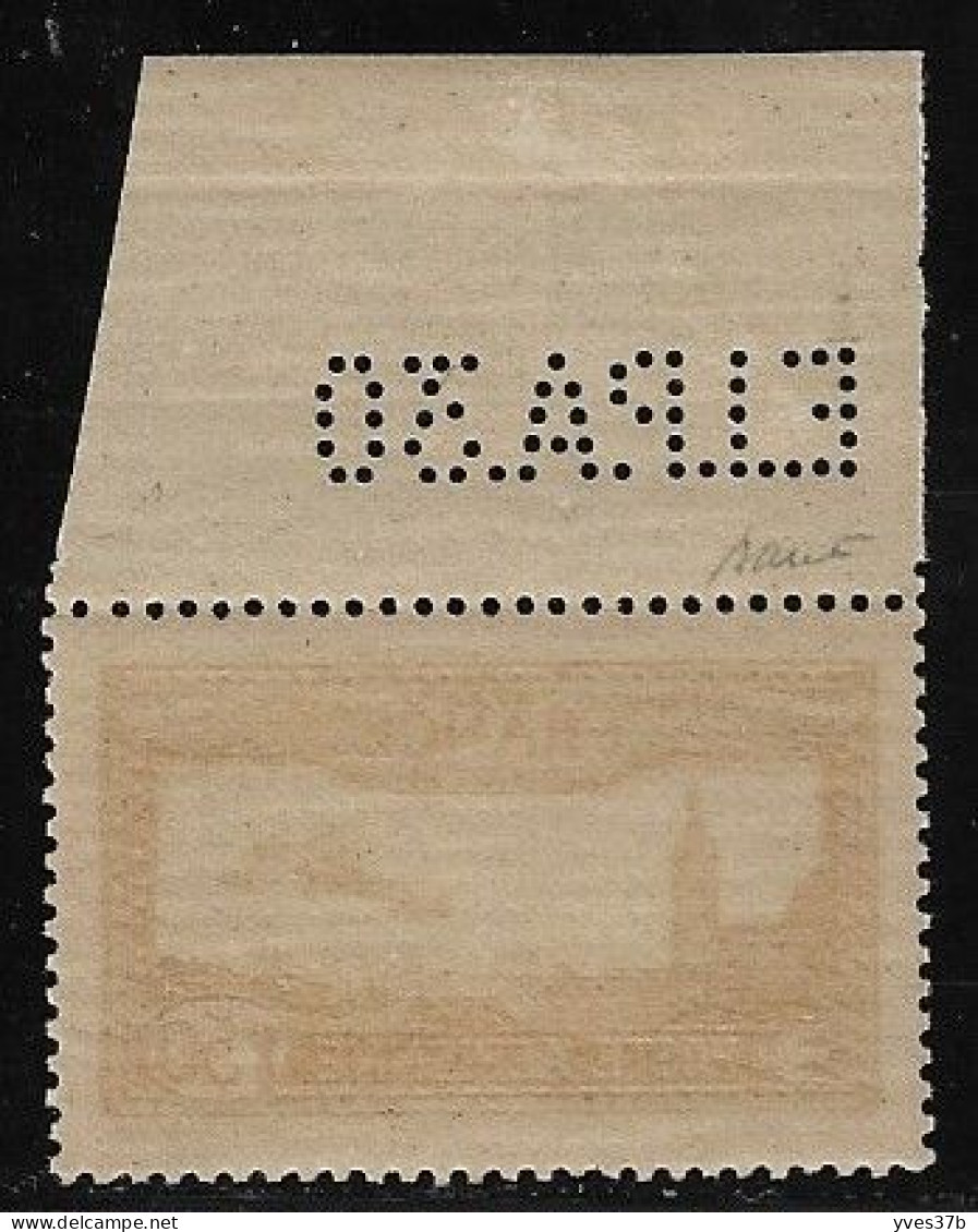 FRANCE PA N°6 Neuf** - Avec Perforation "EIPA30" S/BdF - Signé Baudot - SUP - - 1927-1959 Postfris