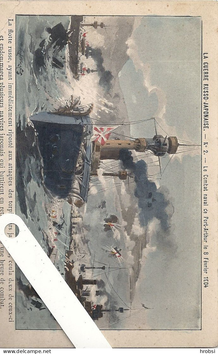 Illustrateur Kauffmann Paul, Guerre Russo-Japonaise Nr 2 La Flotte Russe , Couleurs - Kauffmann, Paul