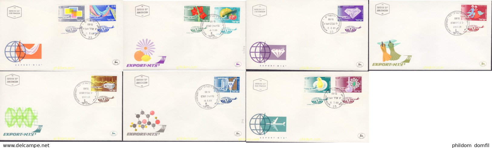 545737 MNH ISRAEL 1968 EXPORTACIONES - Unused Stamps (without Tabs)
