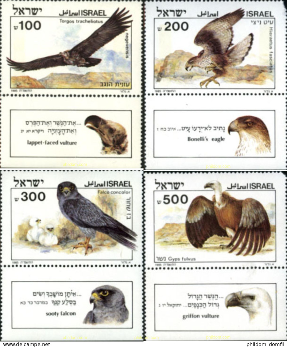 328327 MNH ISRAEL 1985 AVES DE LA BIBLIA - Neufs (sans Tabs)