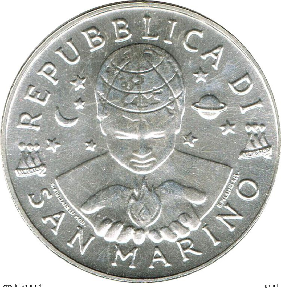 San Marino - 5.000 Lire 1999 - Esplorazione - KM# 396 - San Marino