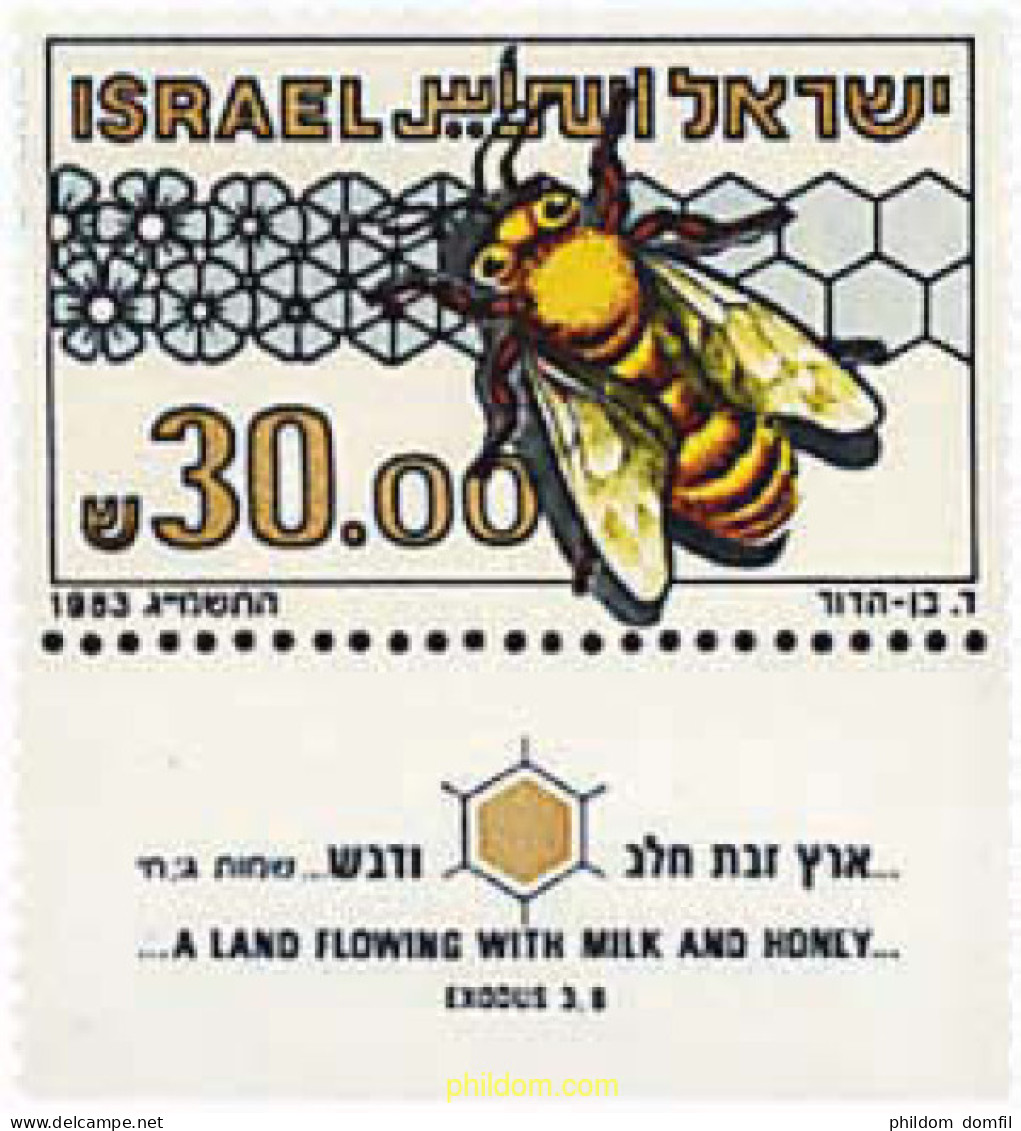 328298 MNH ISRAEL 1983 ABEJA - Nuevos (sin Tab)