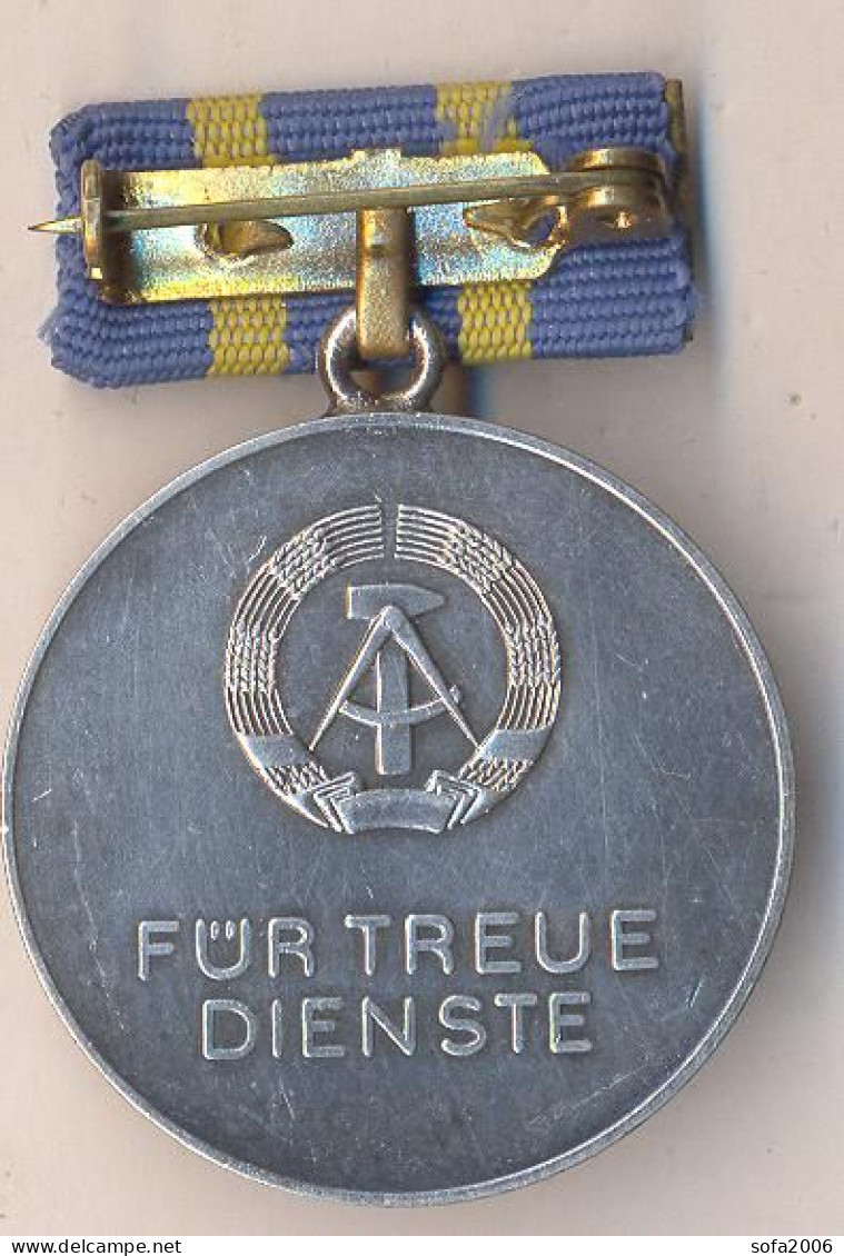 DDR Medaille.Treuedienstmedaille Der Deutschen Post.20 Dienstjahre. 9. - GDR