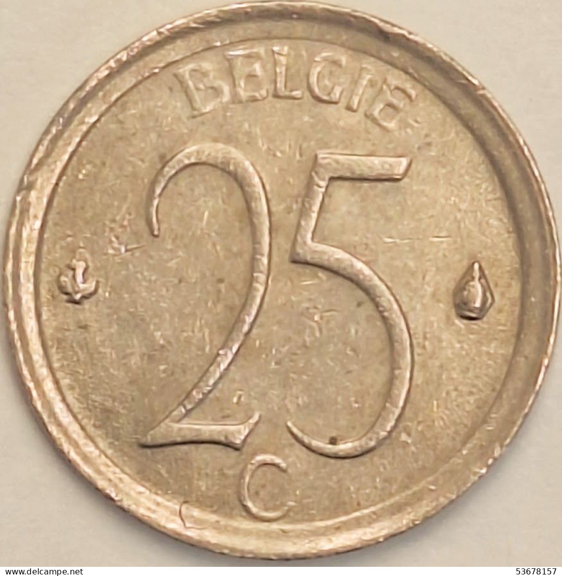 Belgium - 25 Centimes 1972, KM# 154.1 (#3086) - 25 Centimes