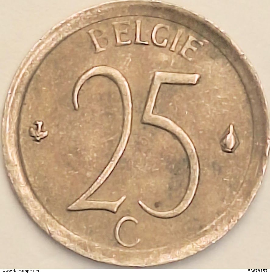 Belgium - 25 Centimes 1974, KM# 154.1 (#3087) - 25 Cents