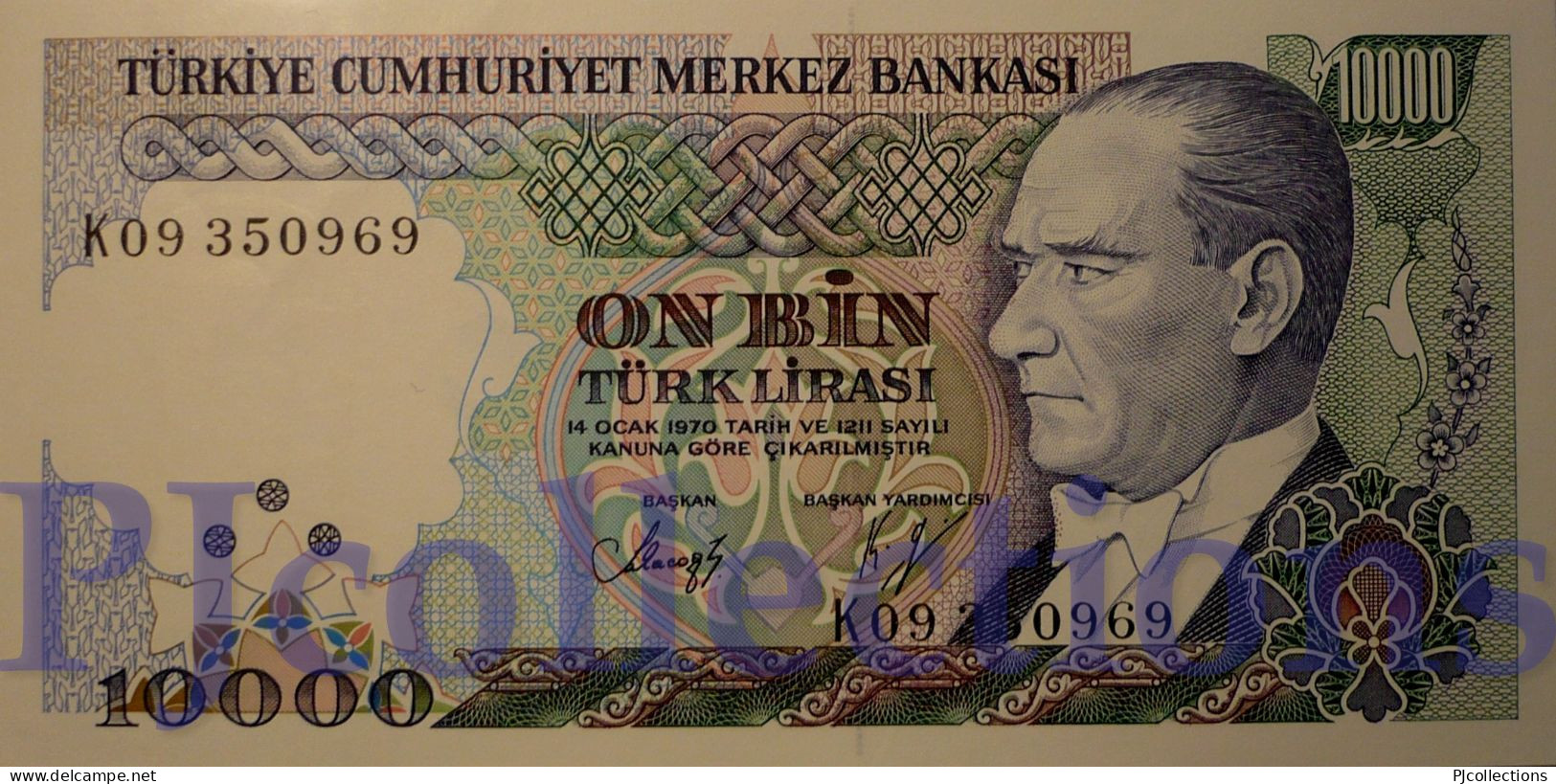 TURKEY 10.000 LIRA 1982 PICK 199c AUNC - Turquie