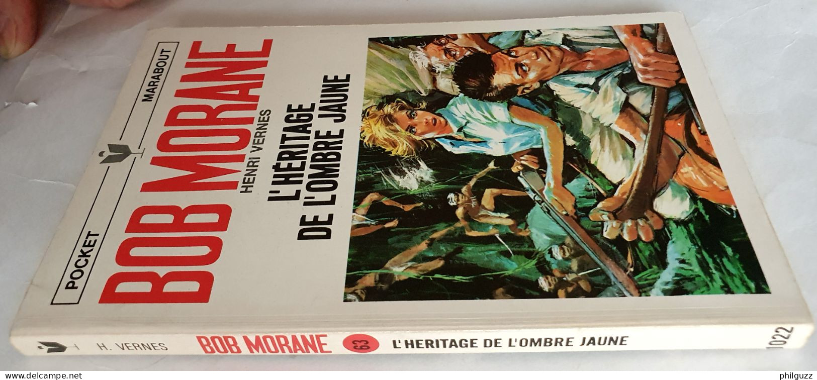 Livre Pocket Marabout 1022 Bob Morane L'héritage De L'ombre Jaune 1969 Joubert - Abenteuer