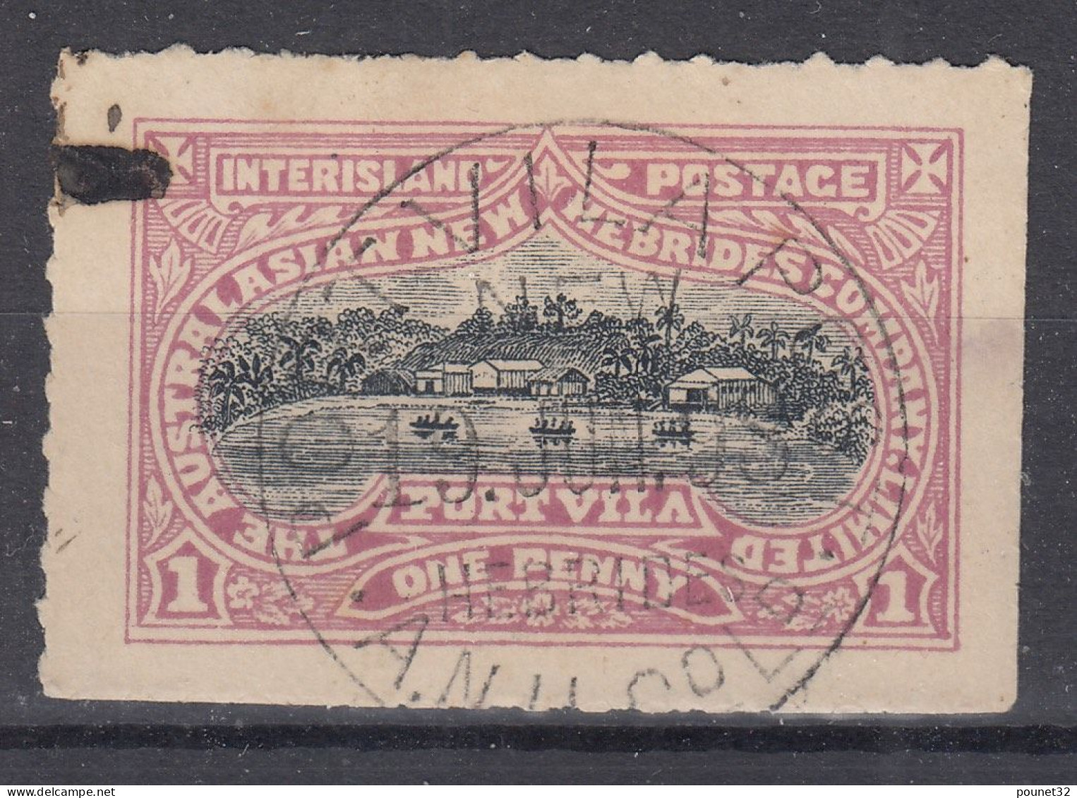 NLLES NEW HEBRIDES POSTE LOCALE ANGLAISE N° 1 OBLITERATION CHOISIE - COTE 350 € - Used Stamps