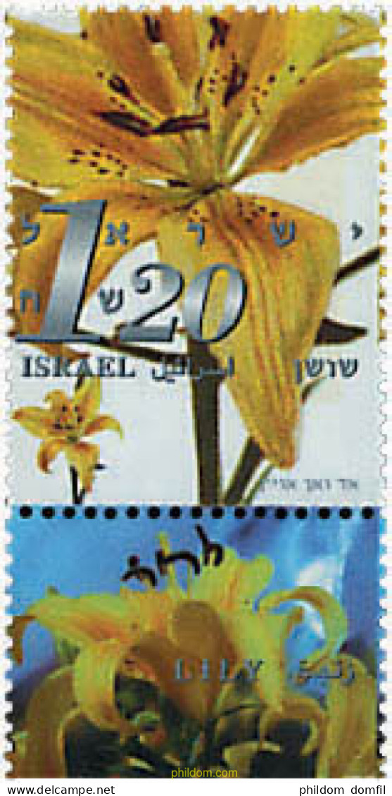 158322 MNH ISRAEL 2002 FLOR - Unused Stamps (without Tabs)