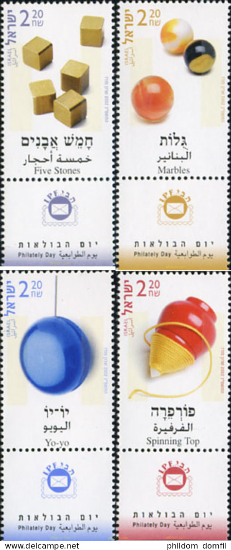 328704 MNH ISRAEL 2002 DIA DE LA FILATELIA - Neufs (sans Tabs)