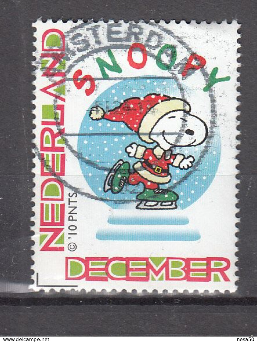 Nederland 2010 Nvph Nr 2777,  Mi Nr 2815, Decemberzegel , Snoopy - Gebruikt