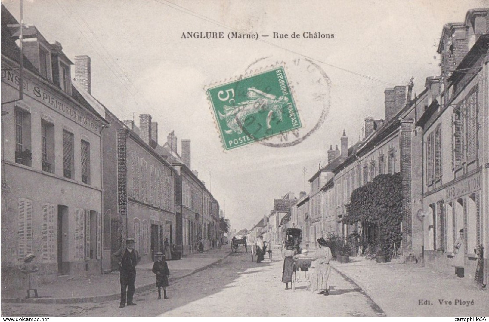 51 ANGLURE     -  Rue De Châlons - Anglure