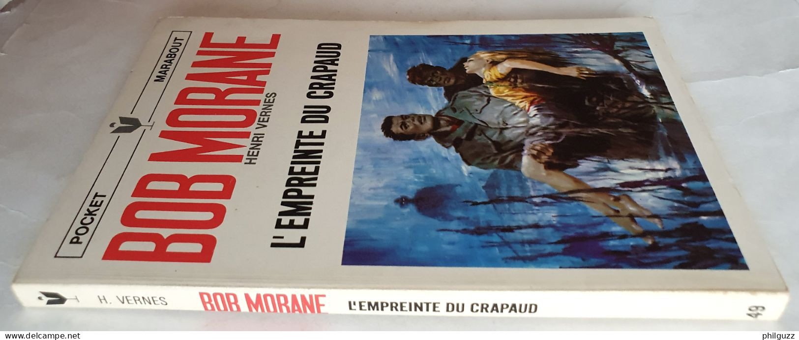Livre Pocket Marabout 49 Bob Morane L'empreinte Du Crapaud 1968 Joubert Lievens - Avventura