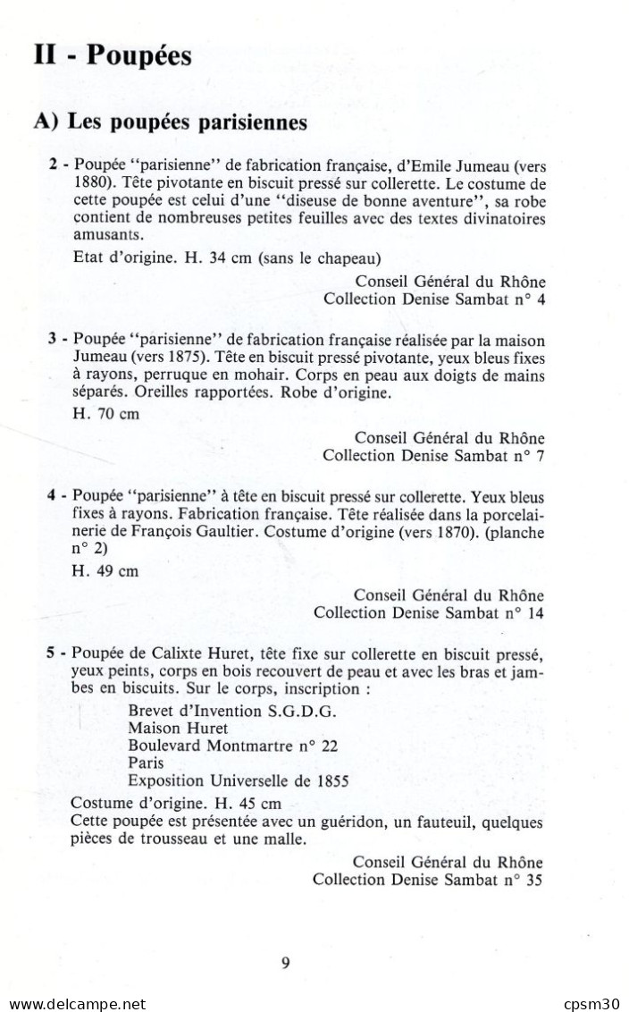Livre, Le JOUET En FRANCE Dans Les Musées, Musée Historique De Lyon (Musée Gadagne) 1987 - Gesellschaftsspiele