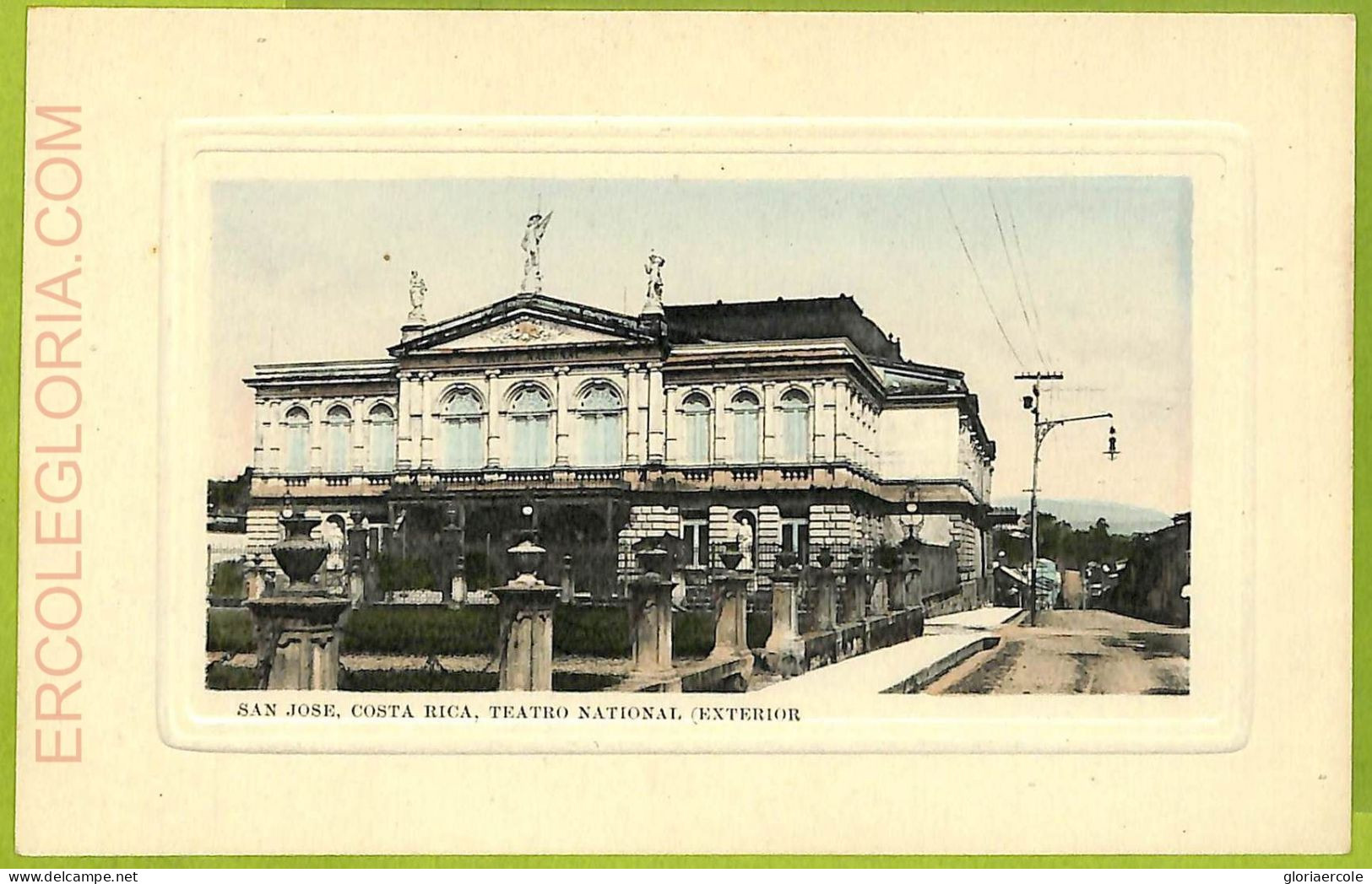 12717 - COSTA RICA - Vintage Postcard  - San Jose, Teatro National - Costa Rica