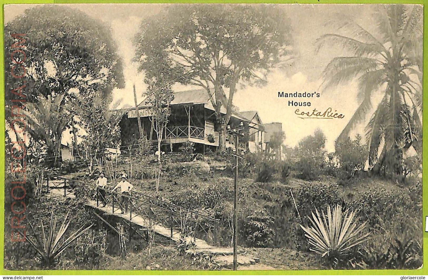 12729 - COSTA RICA - Vintage Postcard  - Mandador's House - Costa Rica