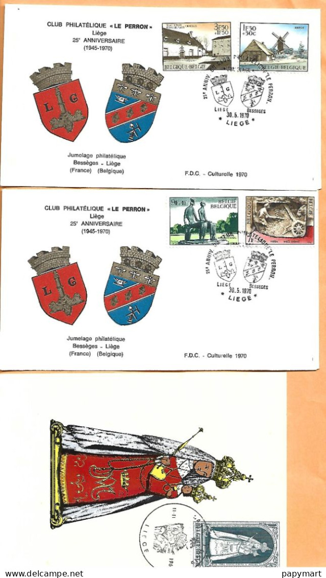 Belgique - Lot 7 FDC.divers. Voir Scans - Zonder Classificatie