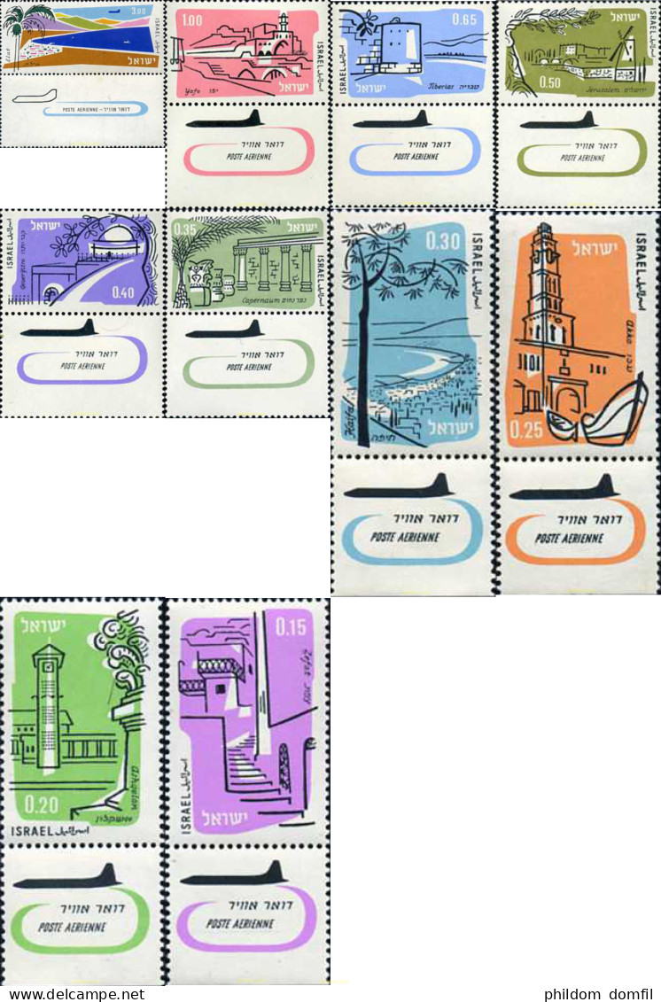 329343 MNH ISRAEL 1960 VISTAS DIVERSAS - Nuovi (senza Tab)