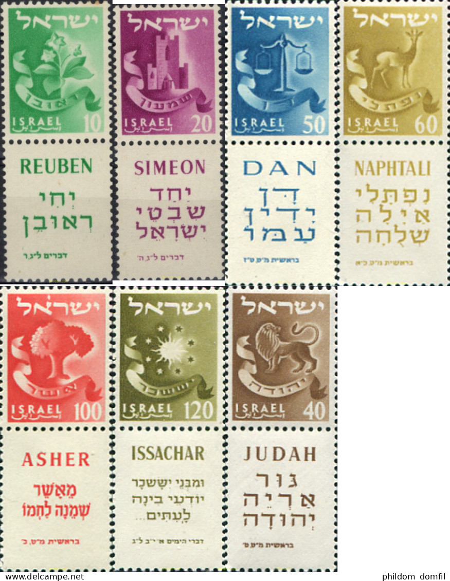 618599 MNH ISRAEL 1957 TURISMO - Neufs (sans Tabs)