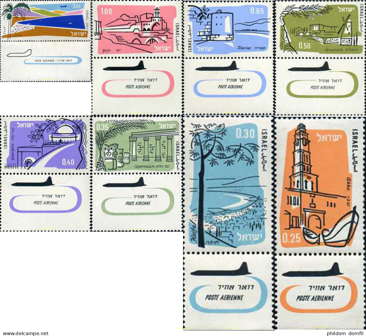 628975 HINGED ISRAEL 1960 VISTAS DIVERSAS - Neufs (sans Tabs)