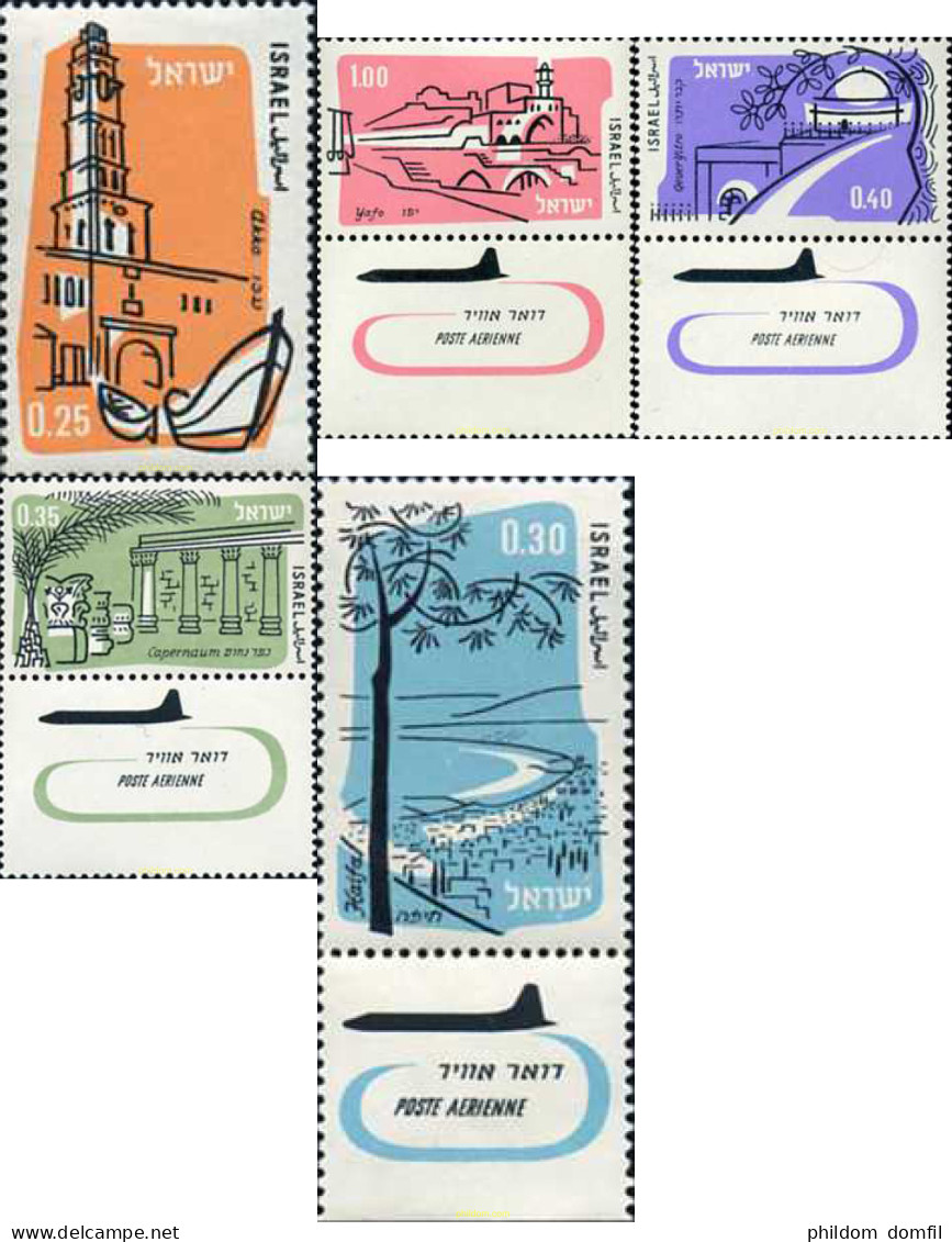 628976 HINGED ISRAEL 1960 VISTAS DIVERSAS - Ungebraucht (ohne Tabs)